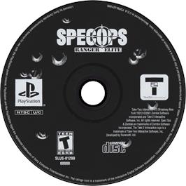 Artwork on the Disc for Spec Ops: Ranger Elite on the Sony Playstation.