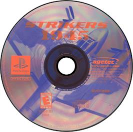 Artwork on the Disc for Strikers 1945 on the Sony Playstation.