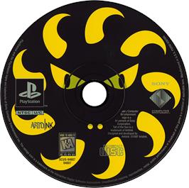Artwork on the Disc for Tail of the Sun on the Sony Playstation.