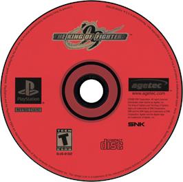 Artwork on the Disc for The King of Fighters '99 on the Sony Playstation.