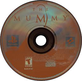 Artwork on the Disc for The Mummy on the Sony Playstation.