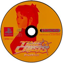 Artwork on the Disc for Time Crisis on the Sony Playstation.