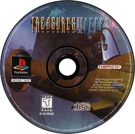 Artwork on the Disc for Treasures of the Deep on the Sony Playstation.
