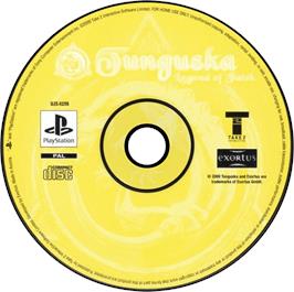 Artwork on the Disc for Tunguska: Legend of Faith on the Sony Playstation.