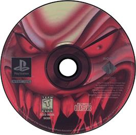 Artwork on the Disc for Twisted Metal 2 on the Sony Playstation.
