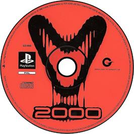 Artwork on the Disc for V2000 on the Sony Playstation.