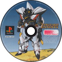 Artwork on the Disc for Vanguard Bandits on the Sony Playstation.