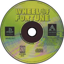 Artwork on the Disc for Wheel of Fortune: 2nd Edition on the Sony Playstation.