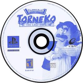Artwork on the Disc for World of Dragon Warrior: Torneko: The Last Hope on the Sony Playstation.