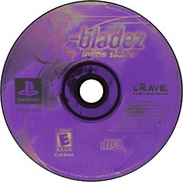 Artwork on the Disc for X-Bladez: Inline Skater on the Sony Playstation.