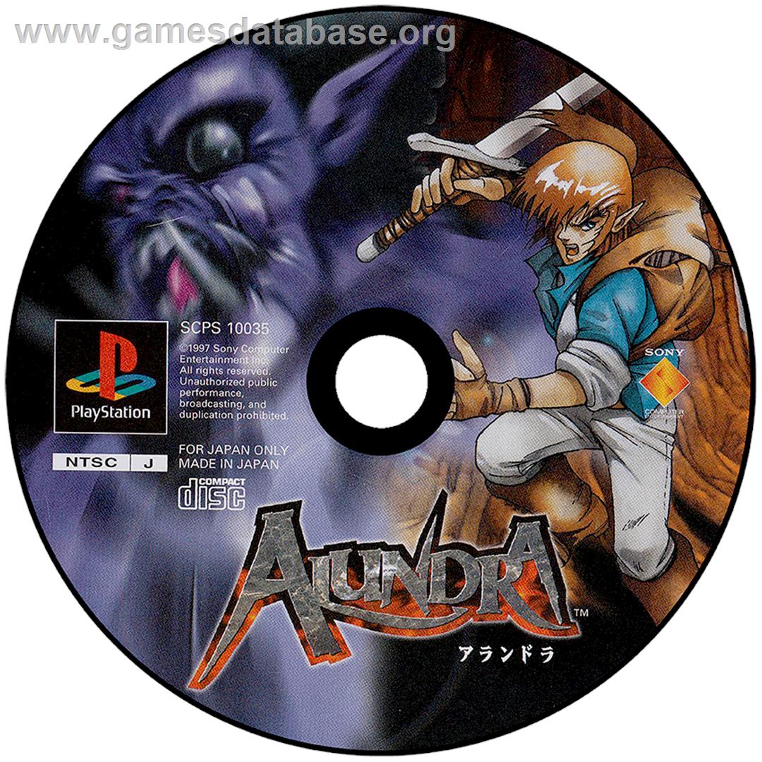 Alundra - Sony Playstation - Artwork - Disc