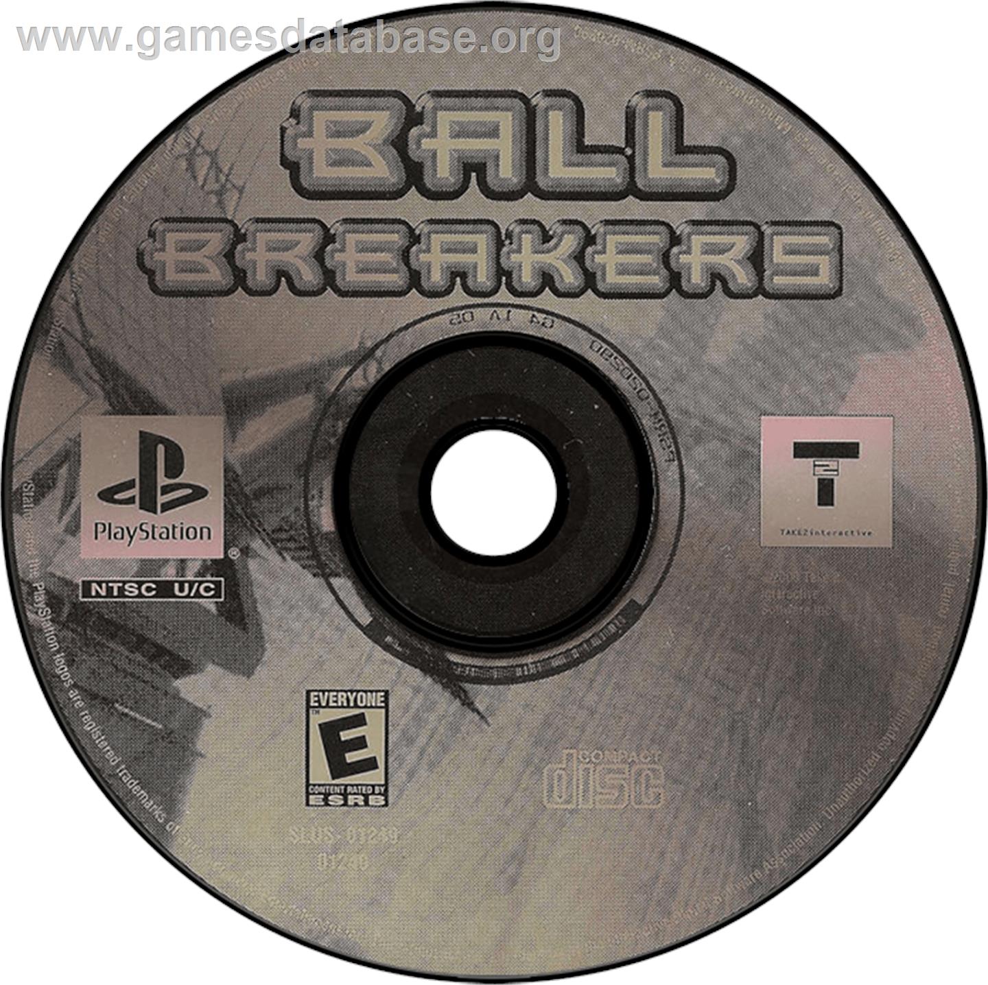 Ball Breakers - Sony Playstation - Artwork - Disc