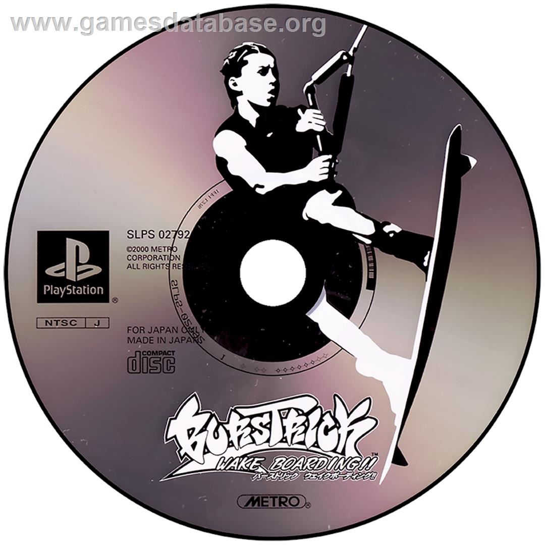 BursTrick: Wake Boarding!! - Sony Playstation - Artwork - Disc
