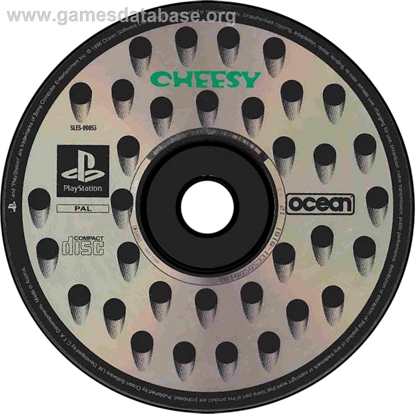 Cheesy - Sony Playstation - Artwork - Disc