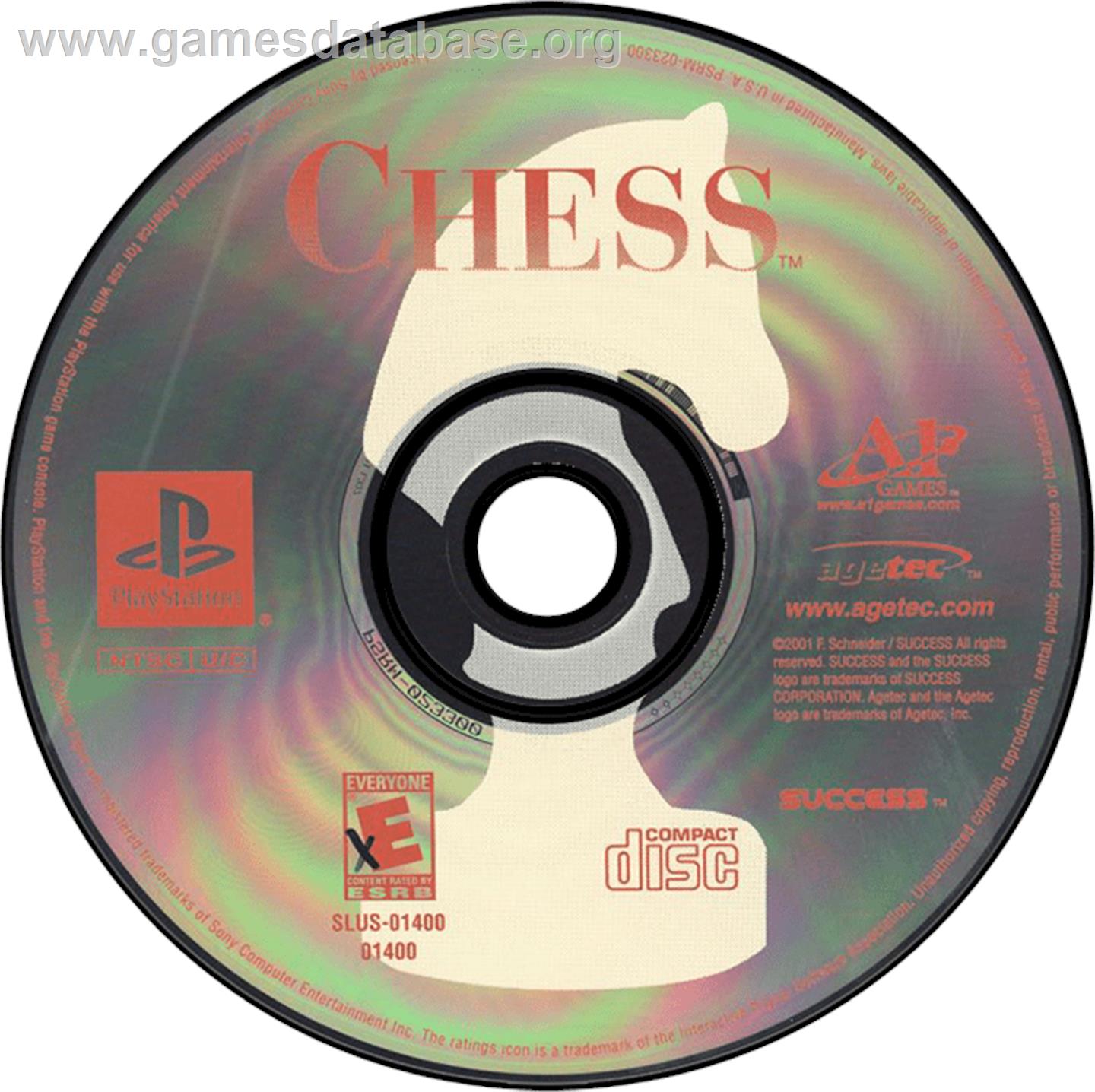 Chess - Sony Playstation - Artwork - Disc