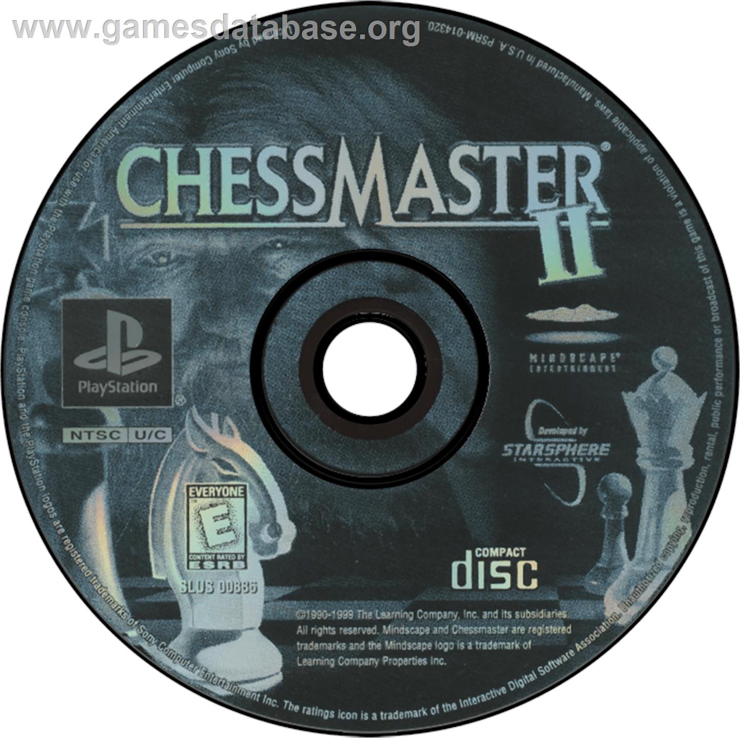 Chessmaster II - Sony Playstation - Artwork - Disc