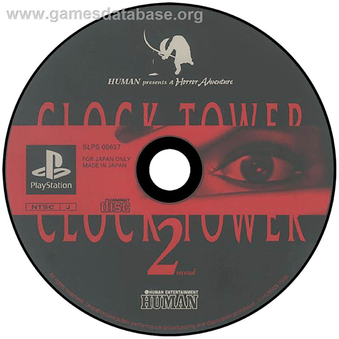 Clock Tower 2: The Struggle Within - Sony Playstation - Artwork - Disc