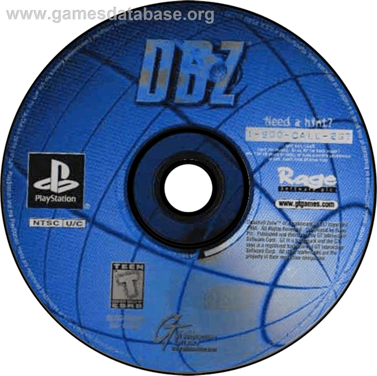 DBZ: Dead Ball Zone - Sony Playstation - Artwork - Disc