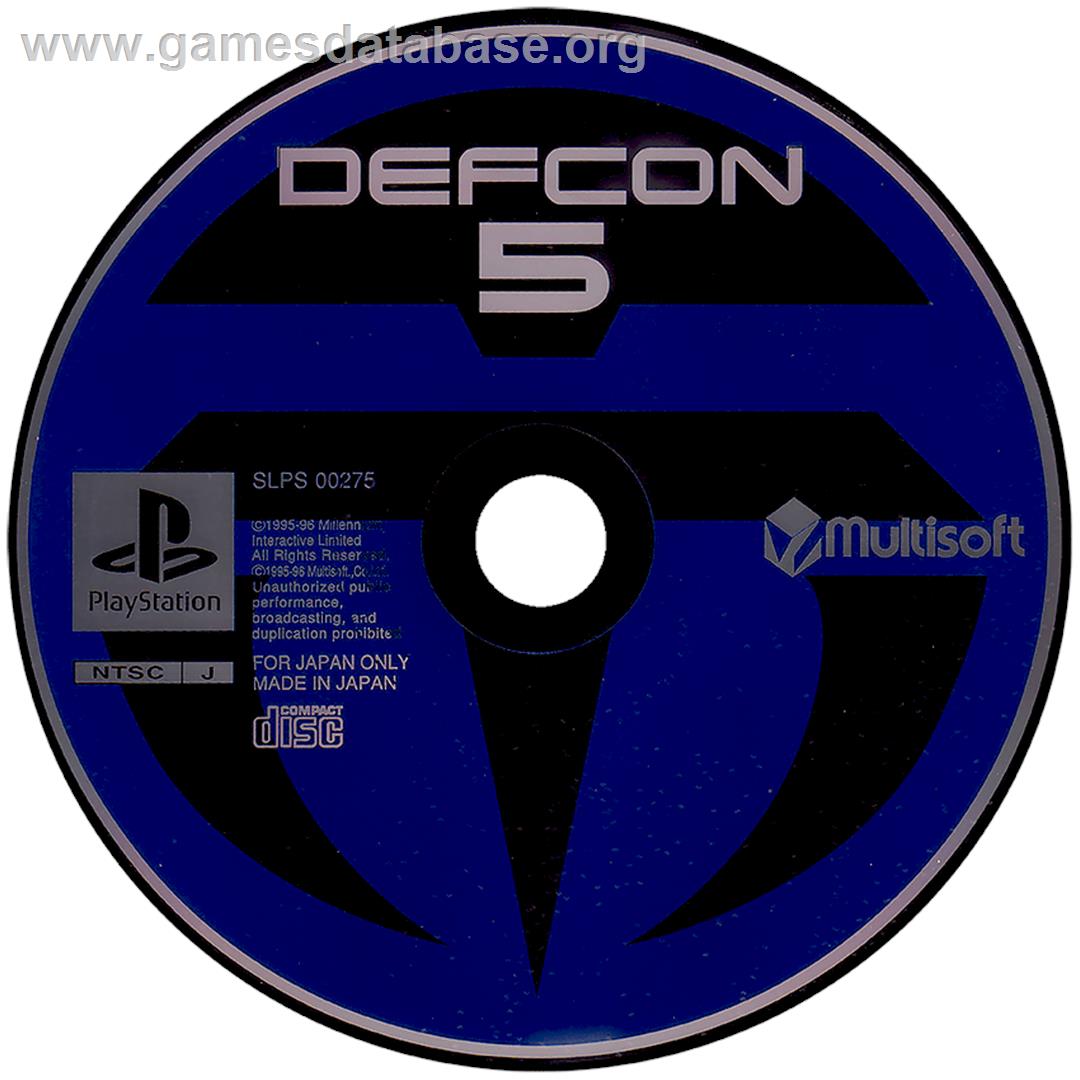 Defcon 5 - Sony Playstation - Artwork - Disc