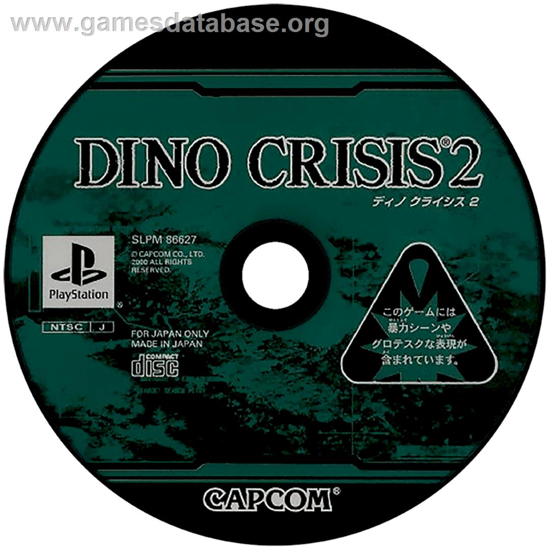Dino Crisis 2 - Sony Playstation - Artwork - Disc