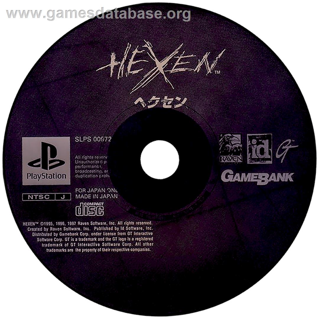 Hexen: Beyond Heretic - Sony Playstation - Artwork - Disc