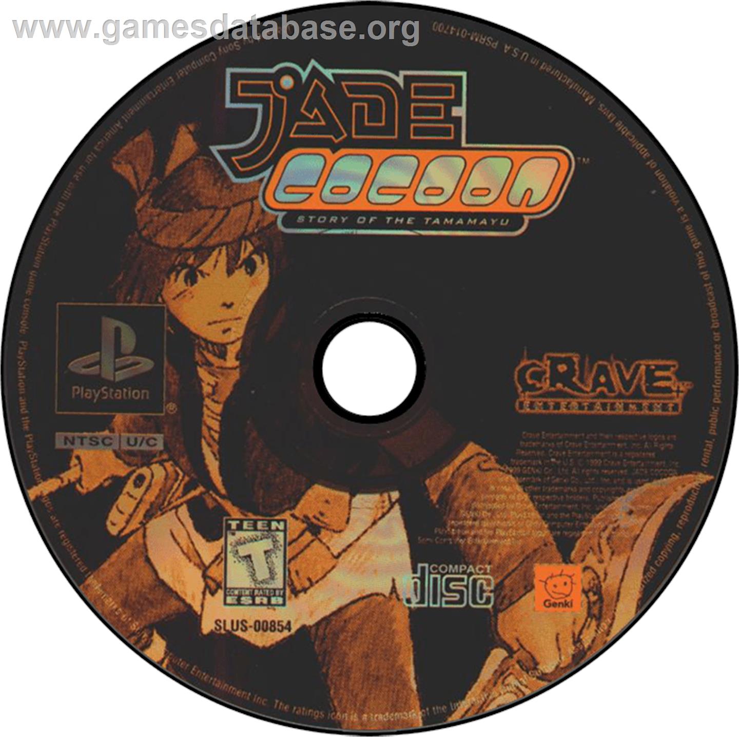 Jade Cocoon: Story of the Tamamayu - Sony Playstation - Artwork - Disc