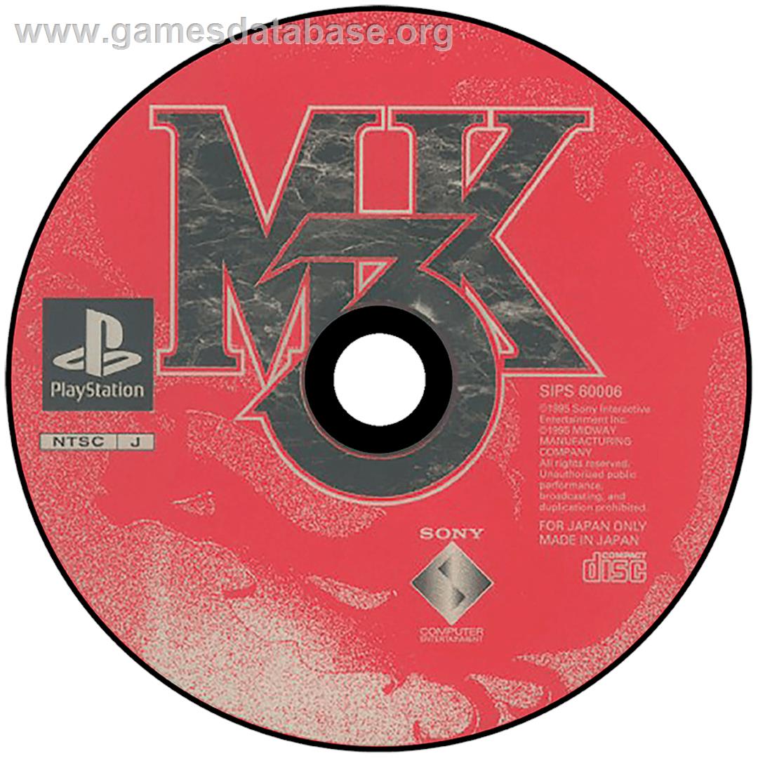 Mortal Kombat 3 - Sony Playstation - Artwork - Disc