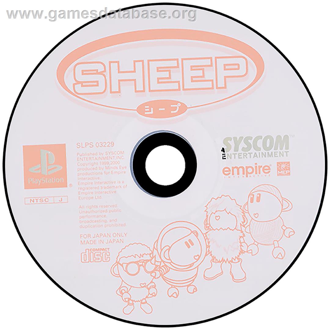 Sheep - Sony Playstation - Artwork - Disc