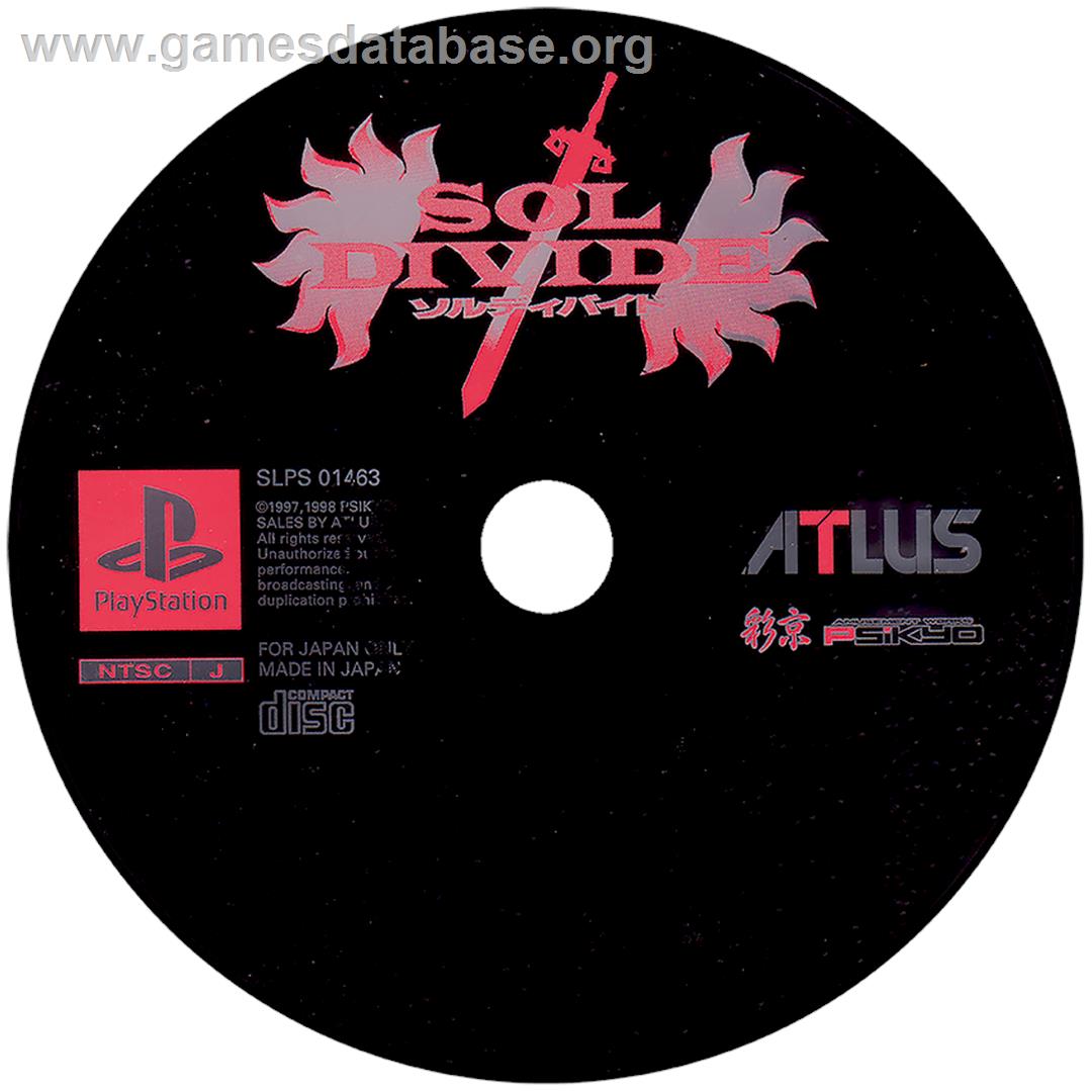 Sol Divide - Sony Playstation - Artwork - Disc