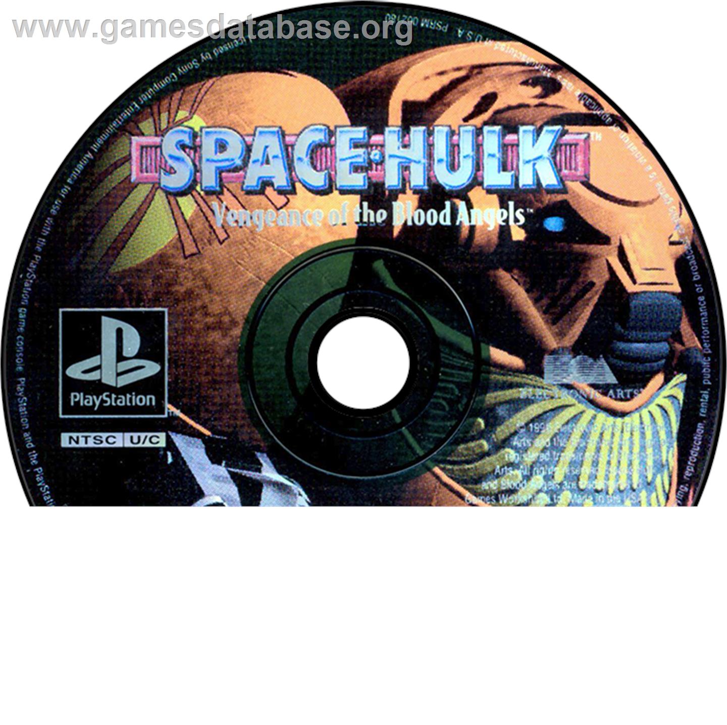 Space Hulk: Vengeance of the Blood Angels - Sony Playstation - Artwork - Disc