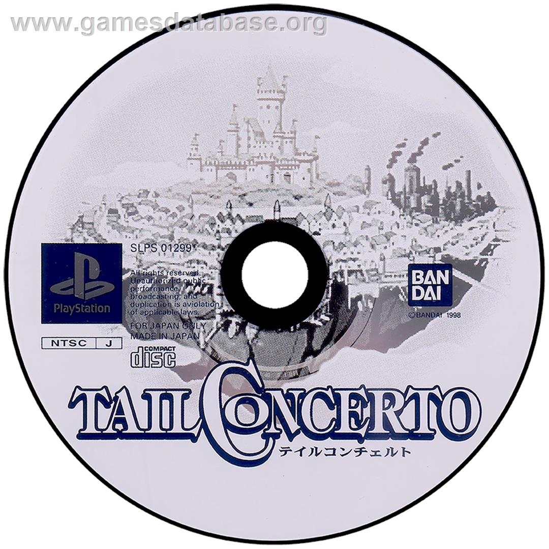 Tail Concerto - Sony Playstation - Artwork - Disc