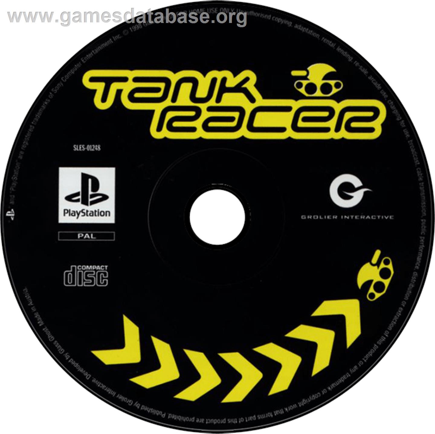 Tank Racer - Sony Playstation - Artwork - Disc