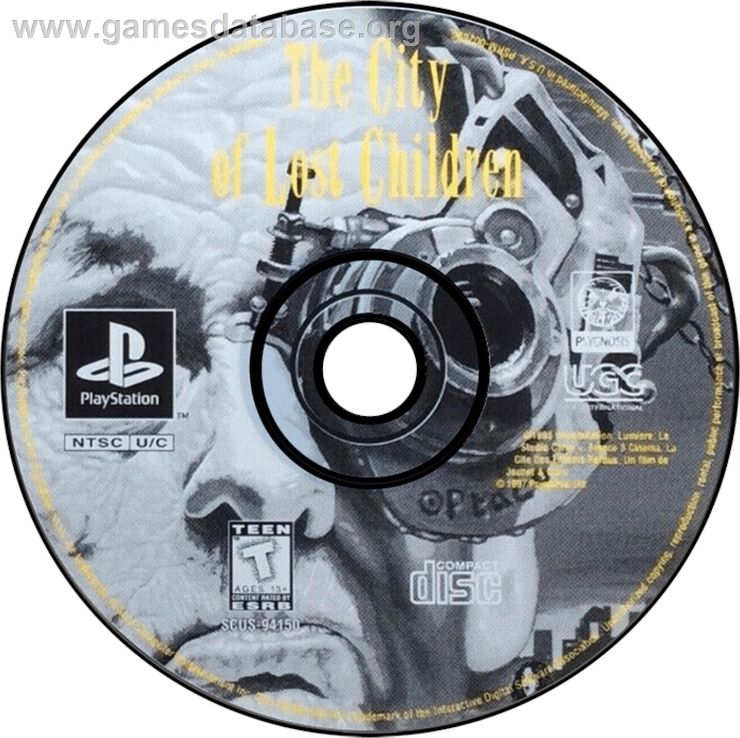 The City of Lost Children - Sony Playstation - Artwork - Disc