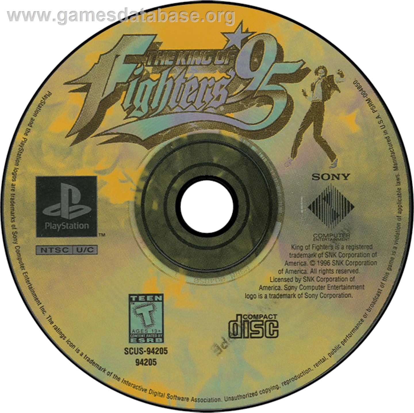 The King of Fighters '95 - Sony Playstation - Artwork - Disc