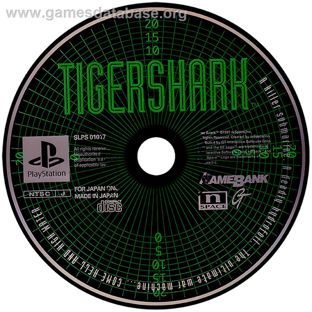 Tigershark - Sony Playstation - Artwork - Disc