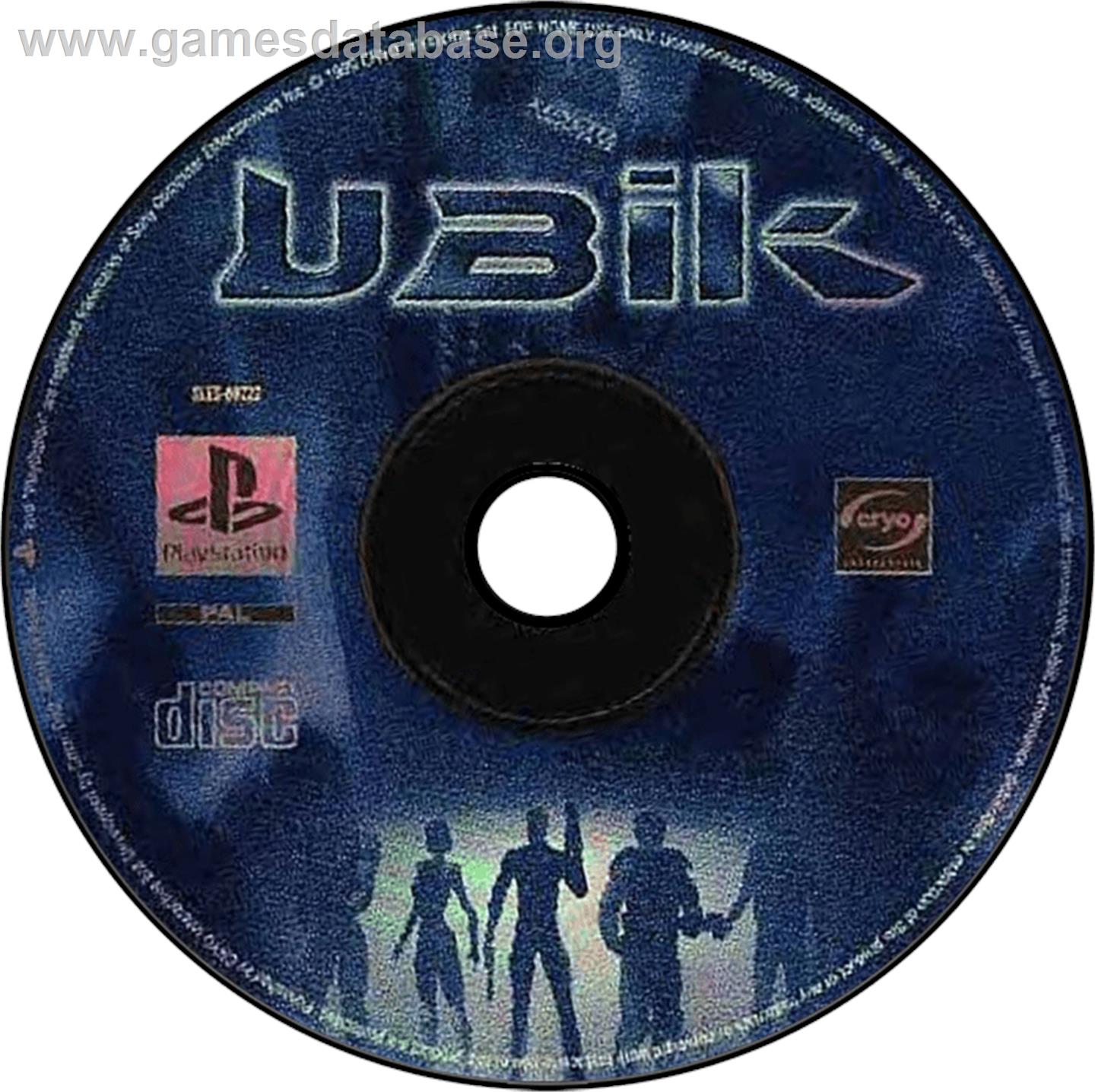 UBIK - Sony Playstation - Artwork - Disc
