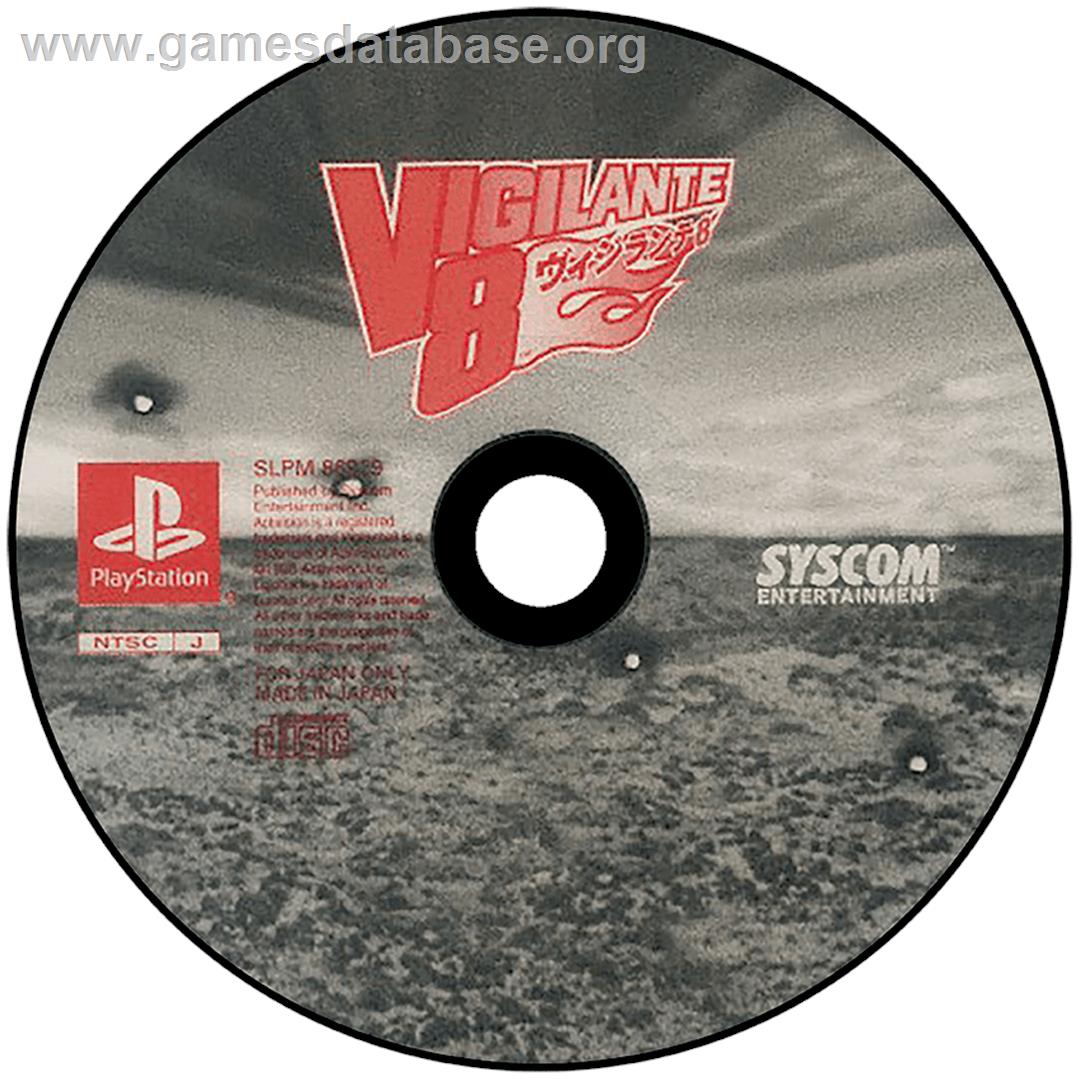 Vigilante 8 - Sony Playstation - Artwork - Disc