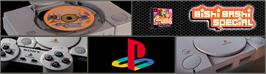 Arcade Cabinet Marquee for Bishi Bashi Special.