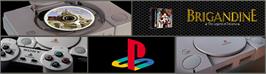 Arcade Cabinet Marquee for Brigandine: The Legend of Forsena.
