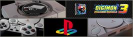 Arcade Cabinet Marquee for Digimon World 3.