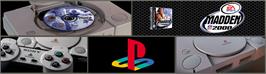 Arcade Cabinet Marquee for Madden NFL 2000.