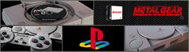 Arcade Cabinet Marquee for Metal Gear Solid: The Essential Collection.