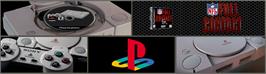Arcade Cabinet Marquee for NFL Full Contact.