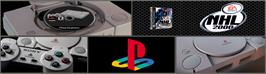 Arcade Cabinet Marquee for NHL 2000.