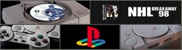 Arcade Cabinet Marquee for NHL Breakaway 98.