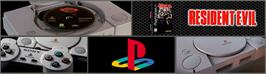 Arcade Cabinet Marquee for Resident Evil: Director's Cut.