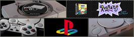 Arcade Cabinet Marquee for Rugrats: Search for Reptar.