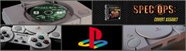 Arcade Cabinet Marquee for Spec Ops: Covert Assault.