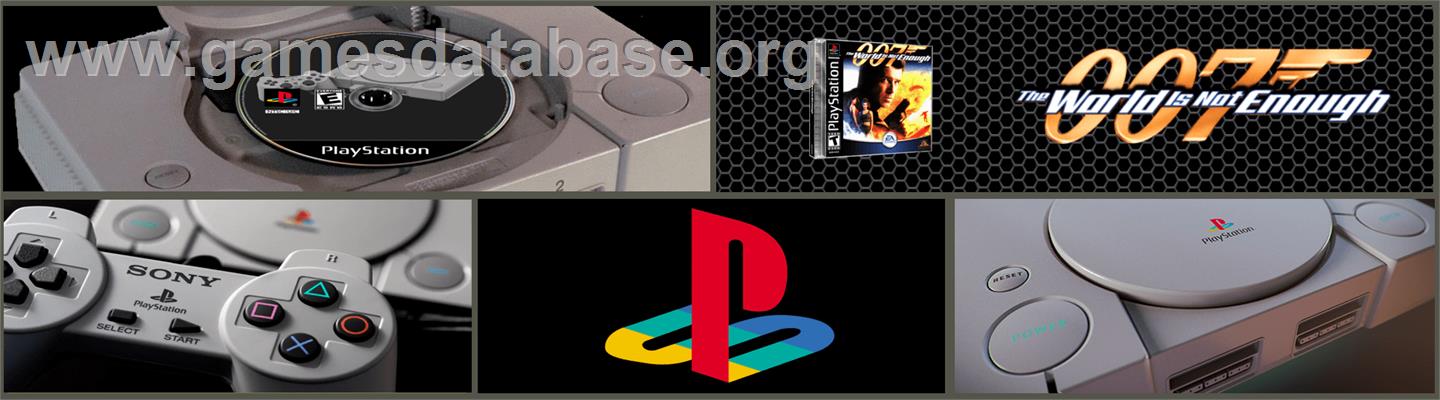 007: The World is Not Enough - Sony Playstation - Artwork - Marquee