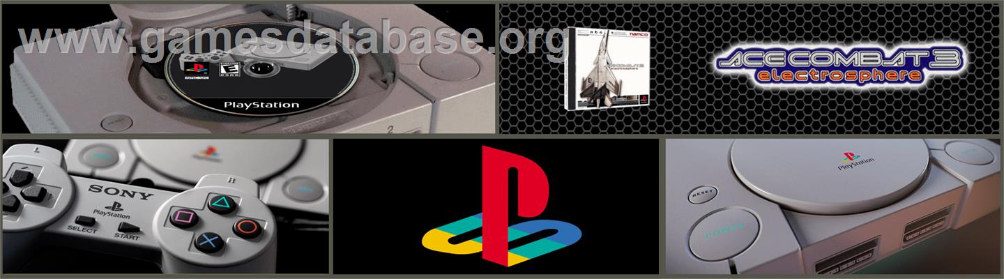 Ace Combat 3: Electrosphere - Sony Playstation - Artwork - Marquee